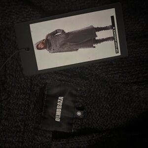 Demobaza Black Knit Coat